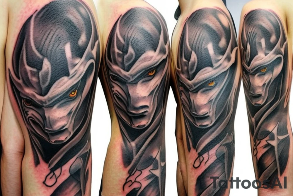 Angry bull tattoo idea