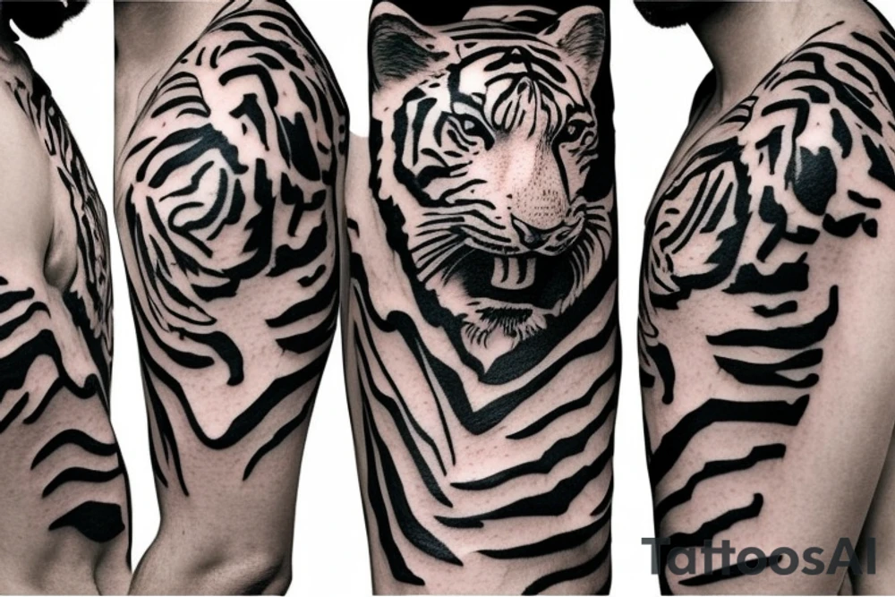 Tiger tattoo idea
