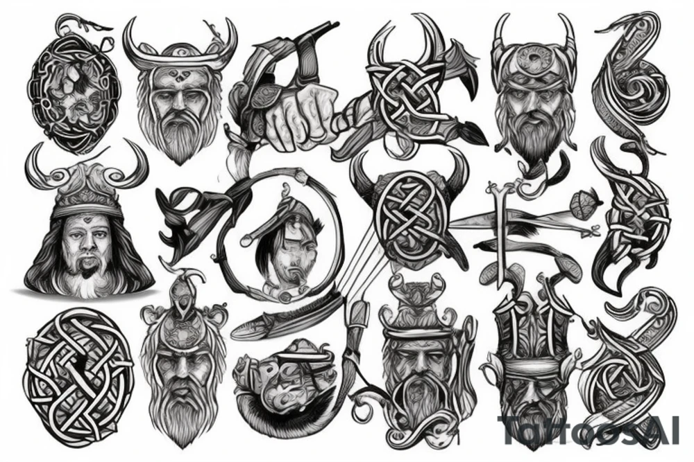 viking culture tattoo idea