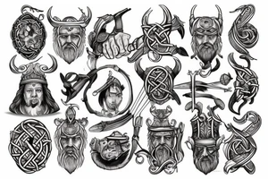 viking culture tattoo idea