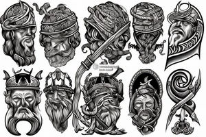 viking culture tattoo idea
