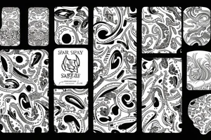 Paisley, safari, animals tattoo idea