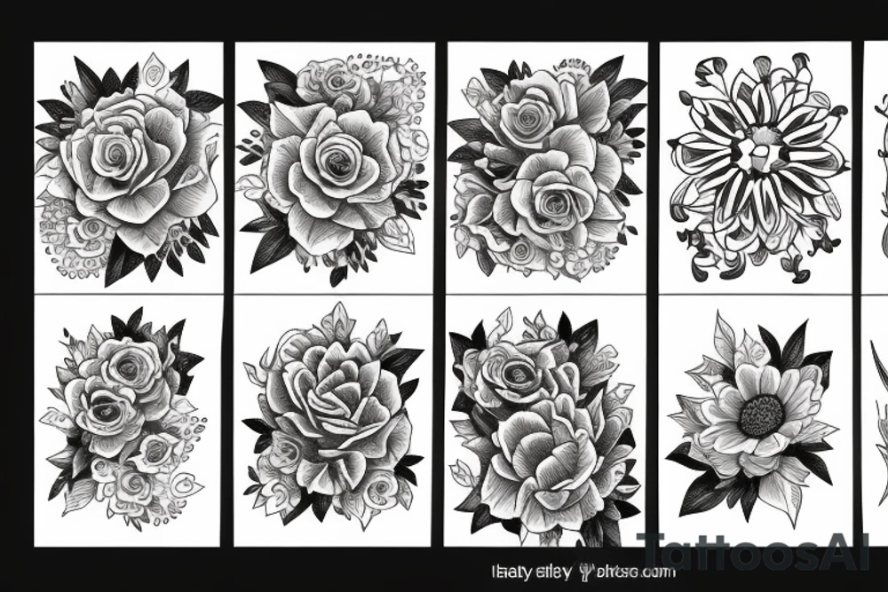 Flowers tattoo idea