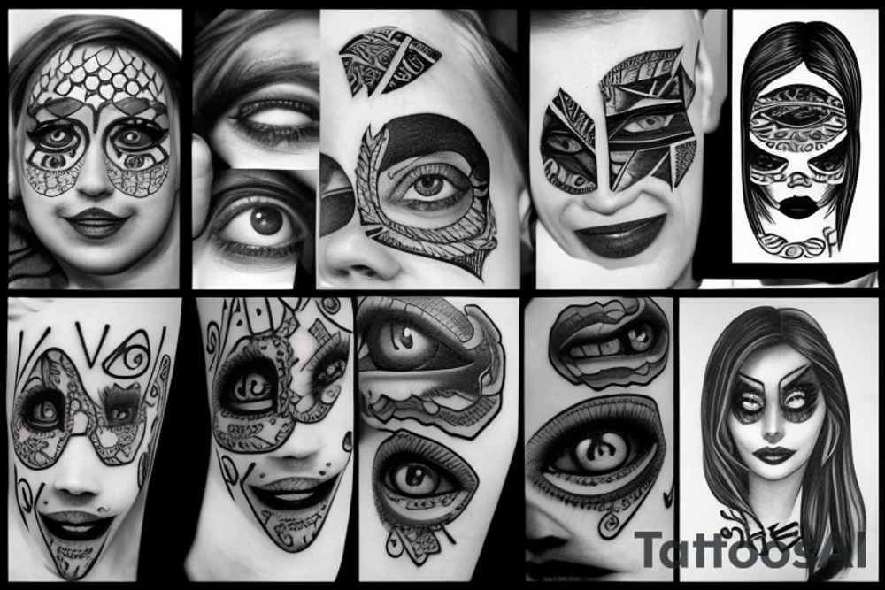 Real eyes tattoo idea