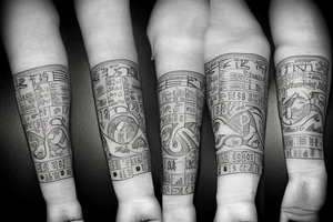 11/15/1948 in roman numerals tattoo idea