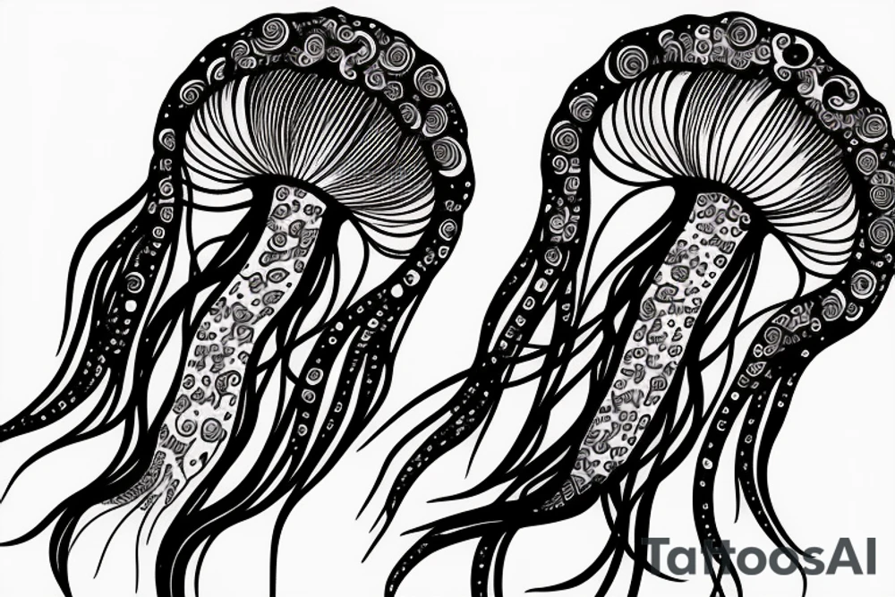 jellyfish book tattoo idea