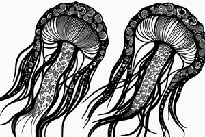 jellyfish book tattoo idea