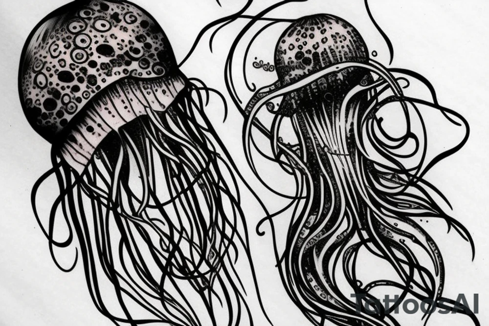 jellyfish book tattoo idea