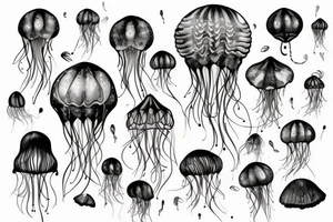 baloon like a jellyfish tattoo idea