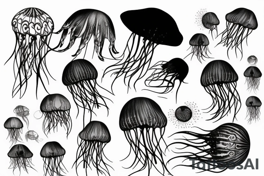 jellyfish tattoo idea