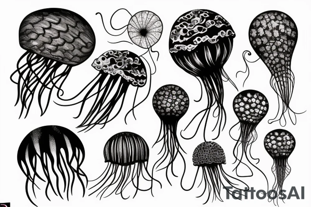jellyfish balloon tattoo idea