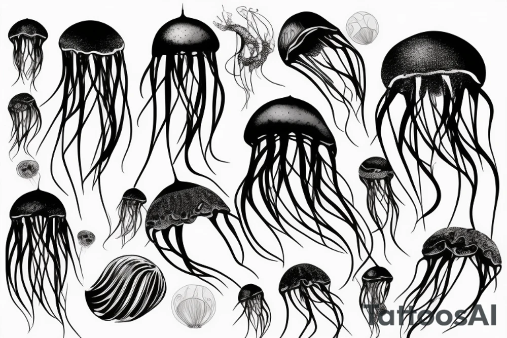 jellyfish balloon tattoo idea