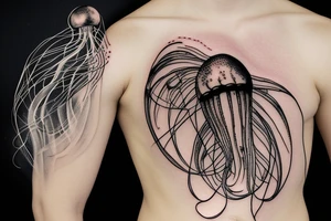 jellyfish balloon tattoo idea