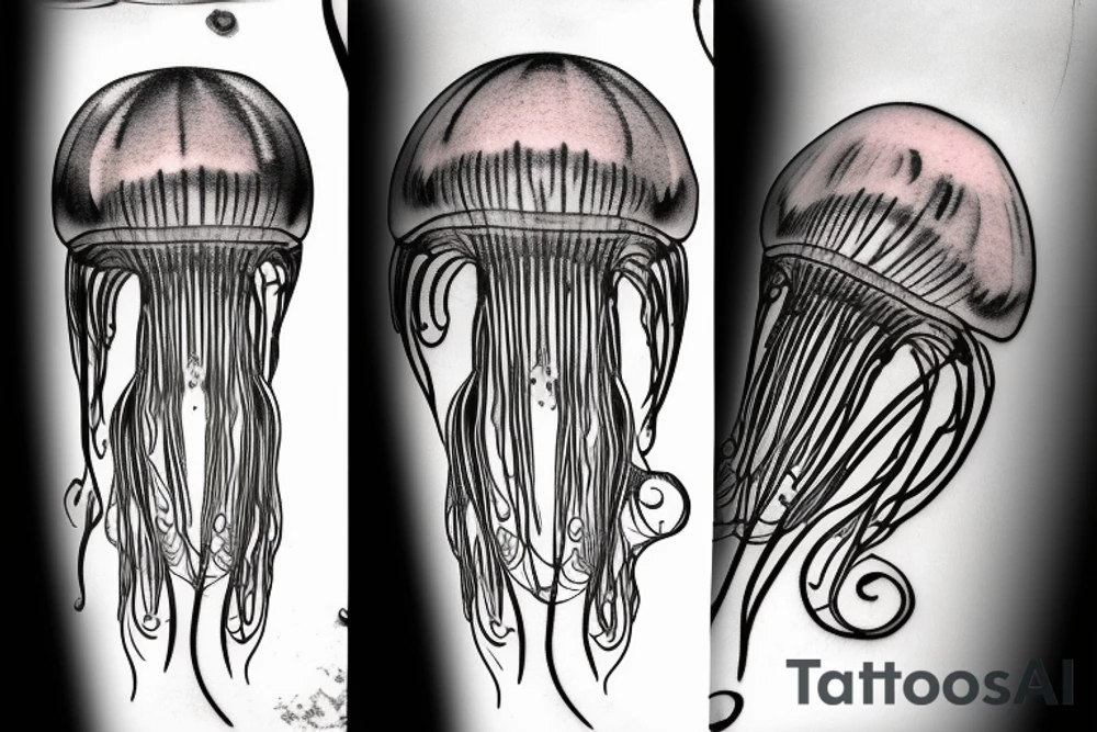 jellyfish aerostat tattoo idea