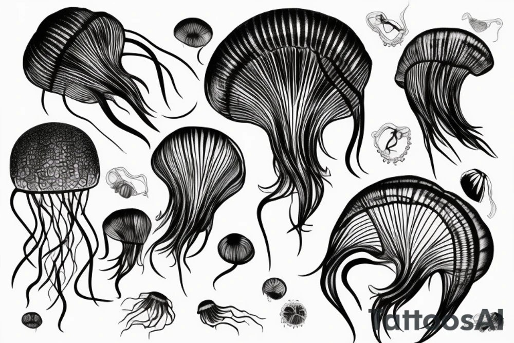 jellyfish aerostat tattoo idea
