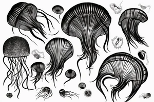 jellyfish aerostat tattoo idea