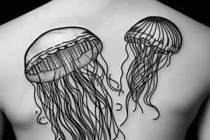 jellyfish aerostat tattoo idea