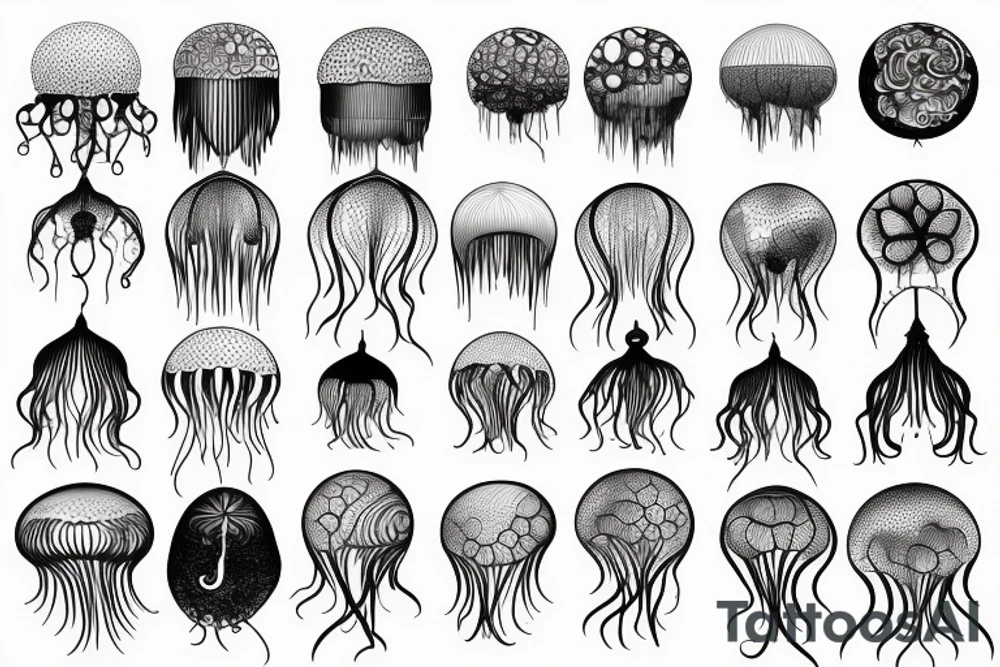 jellyfish aerostat tattoo idea