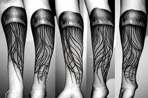 aerostat jellyfish tattoo idea