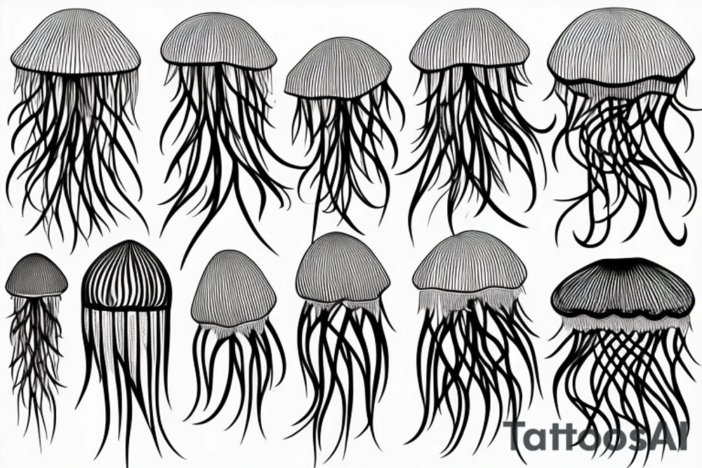 aerostat jellyfish tattoo idea