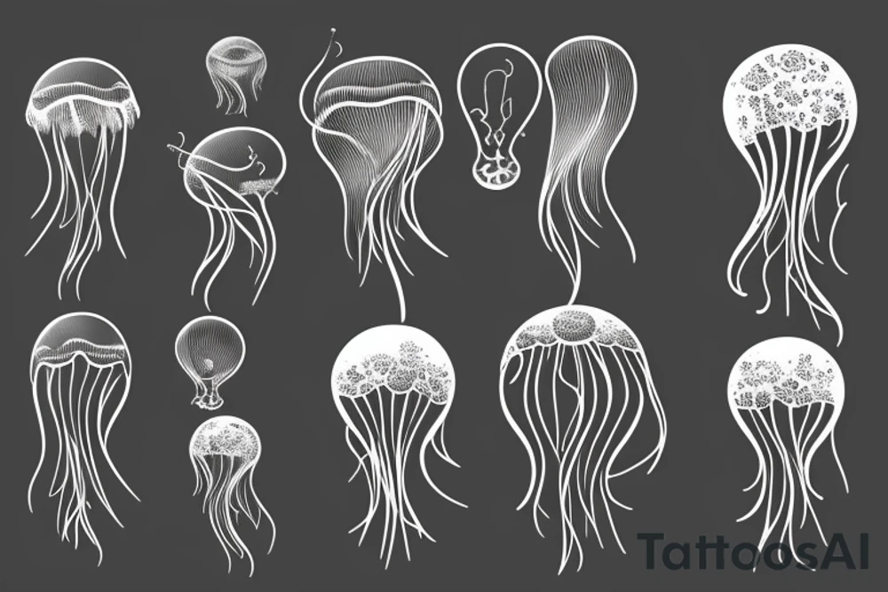 jellyfish balloon tattoo idea