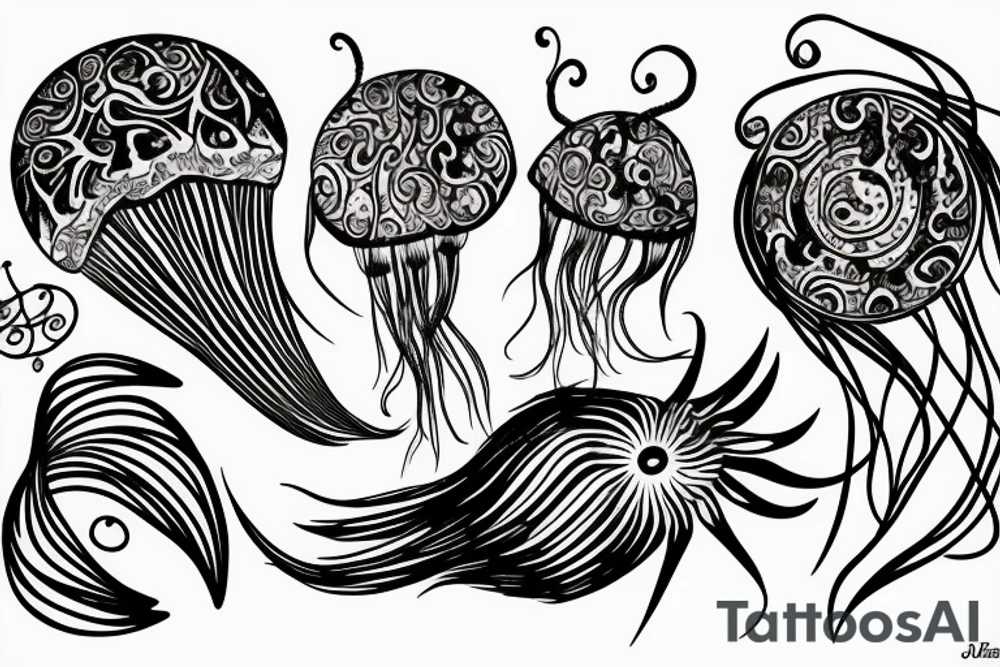jellyfish tattoo idea