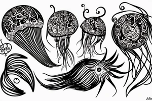jellyfish tattoo idea
