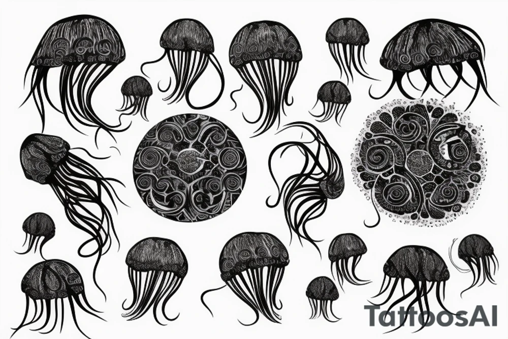 jellyfish tattoo idea