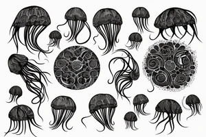 jellyfish tattoo idea