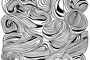 hazard lines tattoo idea