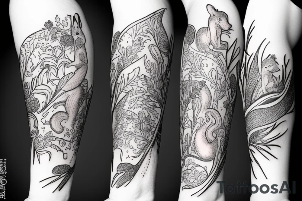 traible squirrel tattoo idea