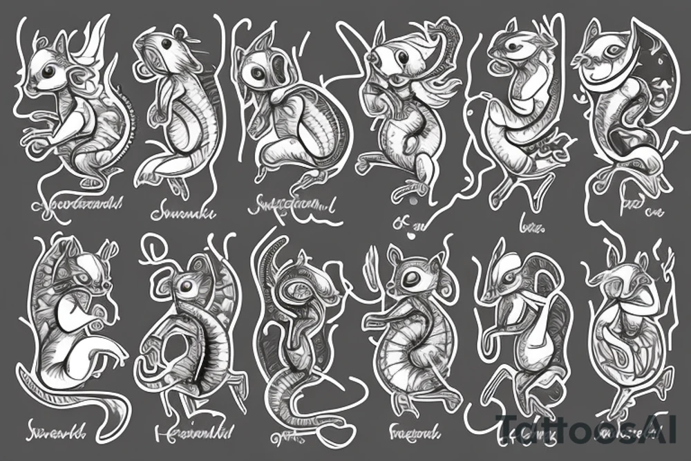 traible squirrel tattoo idea