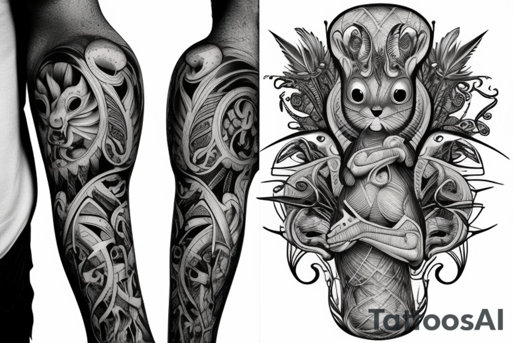 traible squirrel tattoo idea