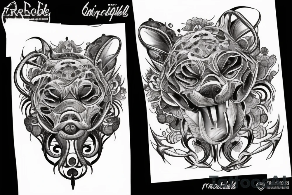 traible dog tattoo idea