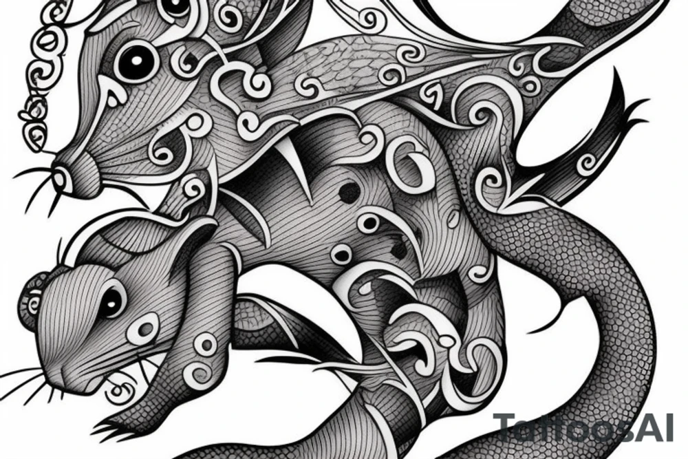 traible squirrel tattoo idea