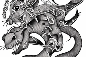 traible squirrel tattoo idea