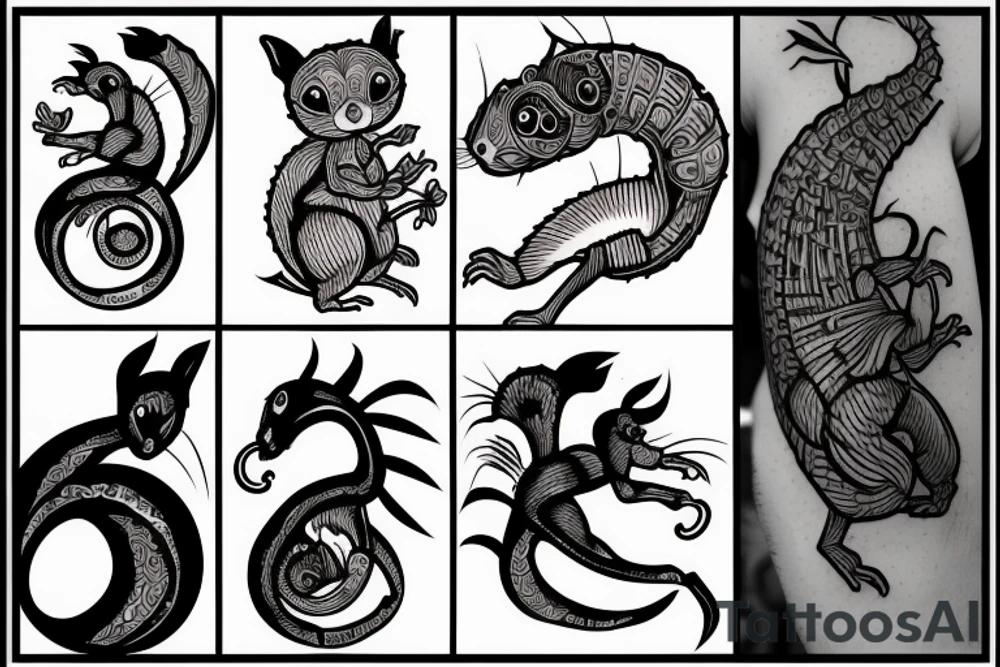 traible squirrel tattoo idea