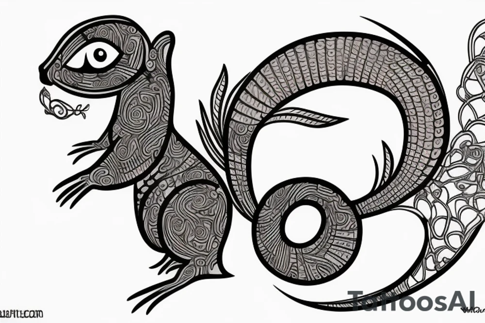 traible squirrel tattoo idea