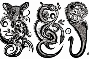 traible squirrel tattoo idea