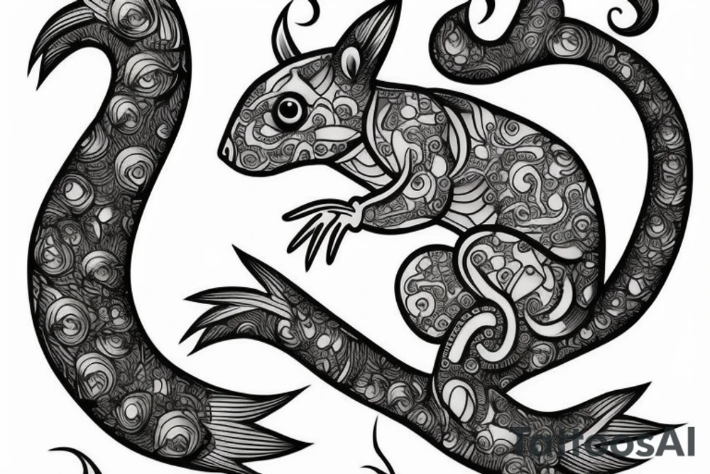 traible squirrel tattoo idea