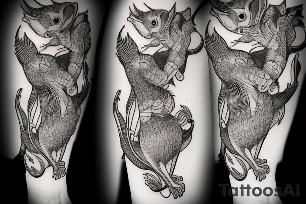 traible squirrel tattoo idea