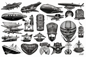 airship tattoo idea