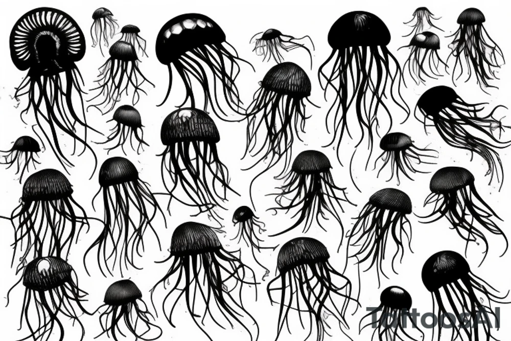 dirigible jellyfish tattoo idea