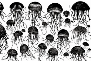 dirigible jellyfish tattoo idea