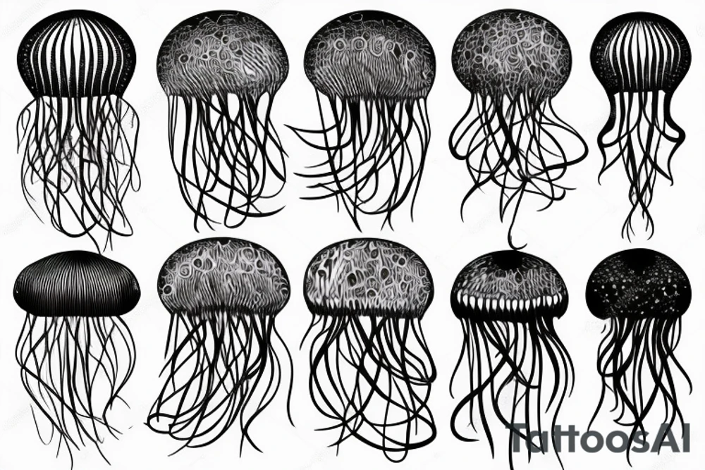 aerostat jellyfish tattoo idea