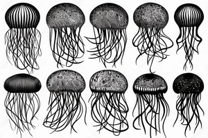 aerostat jellyfish tattoo idea