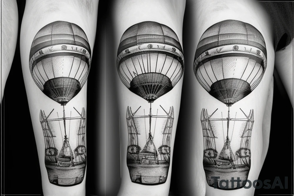 Airship tattoo idea