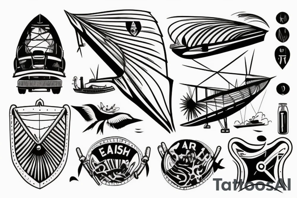 Airship tattoo idea