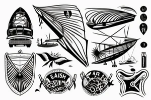 Airship tattoo idea