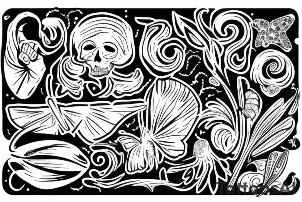 hand holding margarita tattoo idea